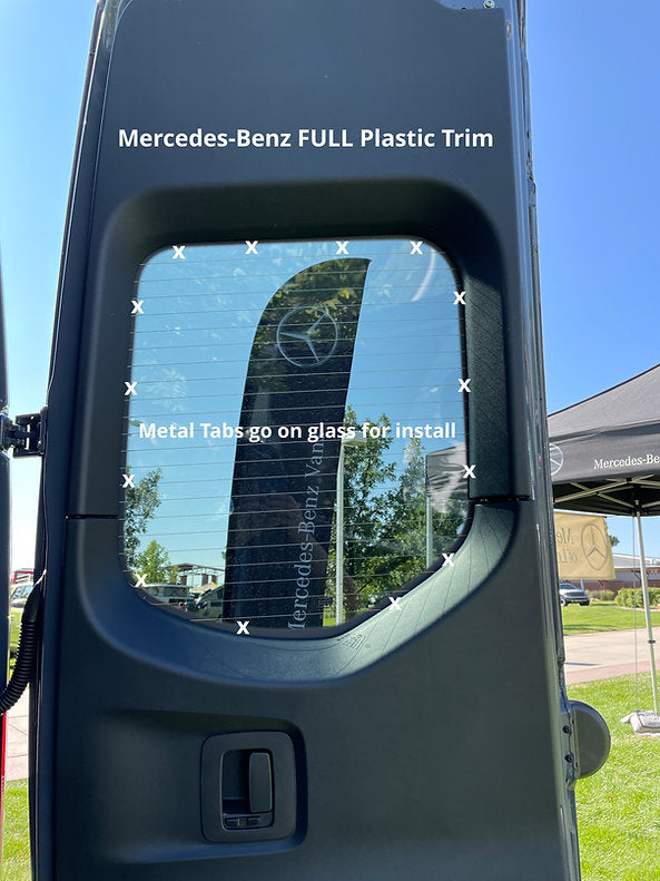 Mercedes-Benz Rear Door Window Covers (Pair)